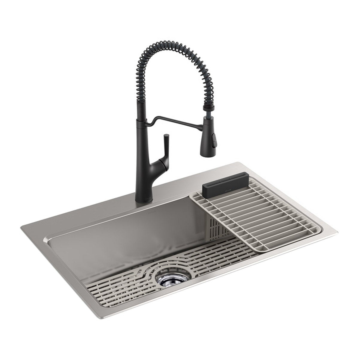 Kohler Pro - Function Kitchen Sink Kit - With Vibrant Stainless or Matte Black Faucet - Stu's Home Improvement Outlet