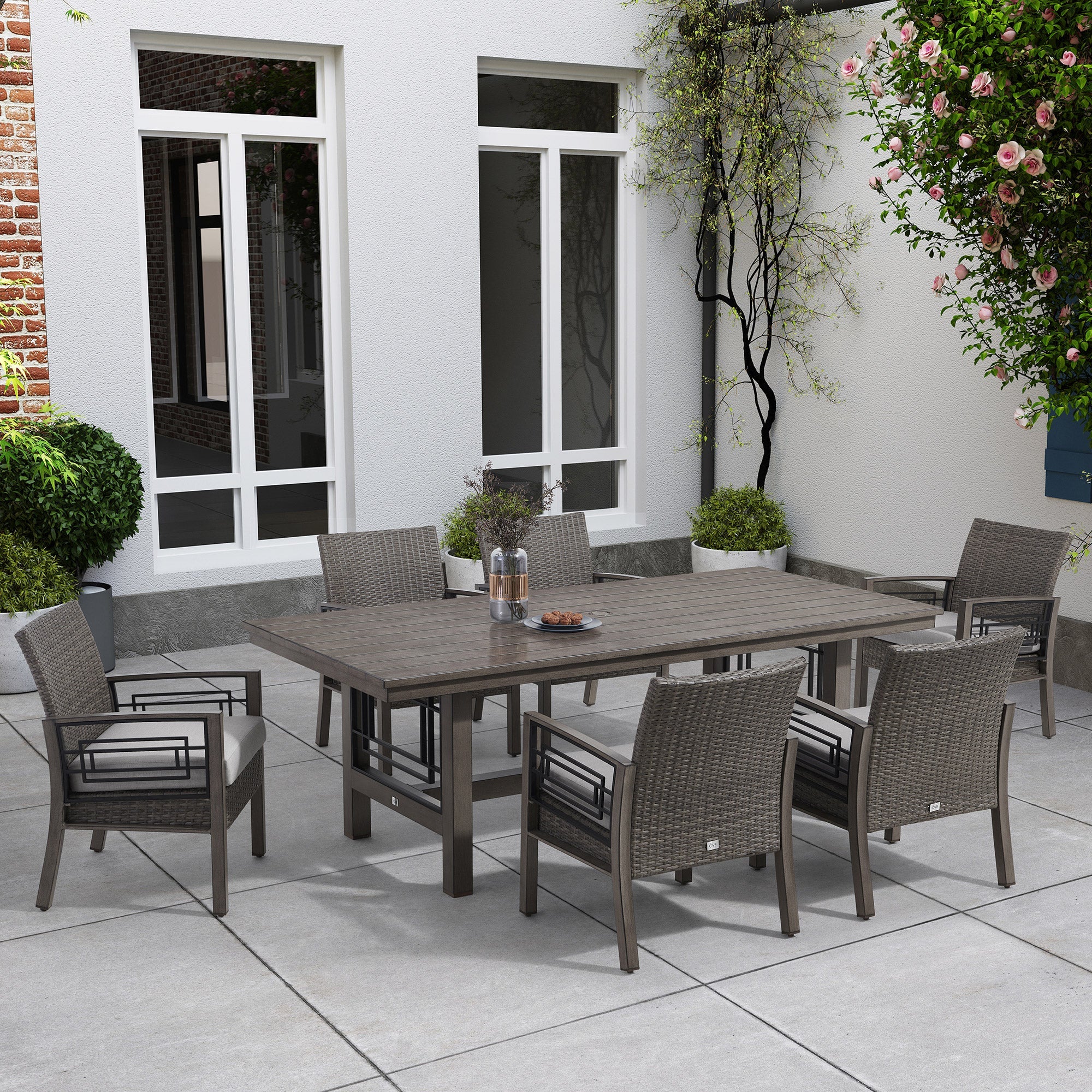 Austin II 7-piece Outdoor Patio Dining Set