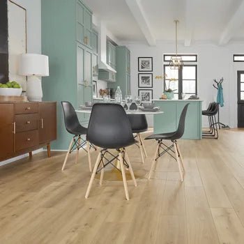 Mohawk Home 12MM Thick 7.5in X 47.2in AC4 Waterproof Surface Laminate Wood Plank Flooring (17.18 sq ft/ctn) Shandon oak - Stu's Home Improvement Outlet