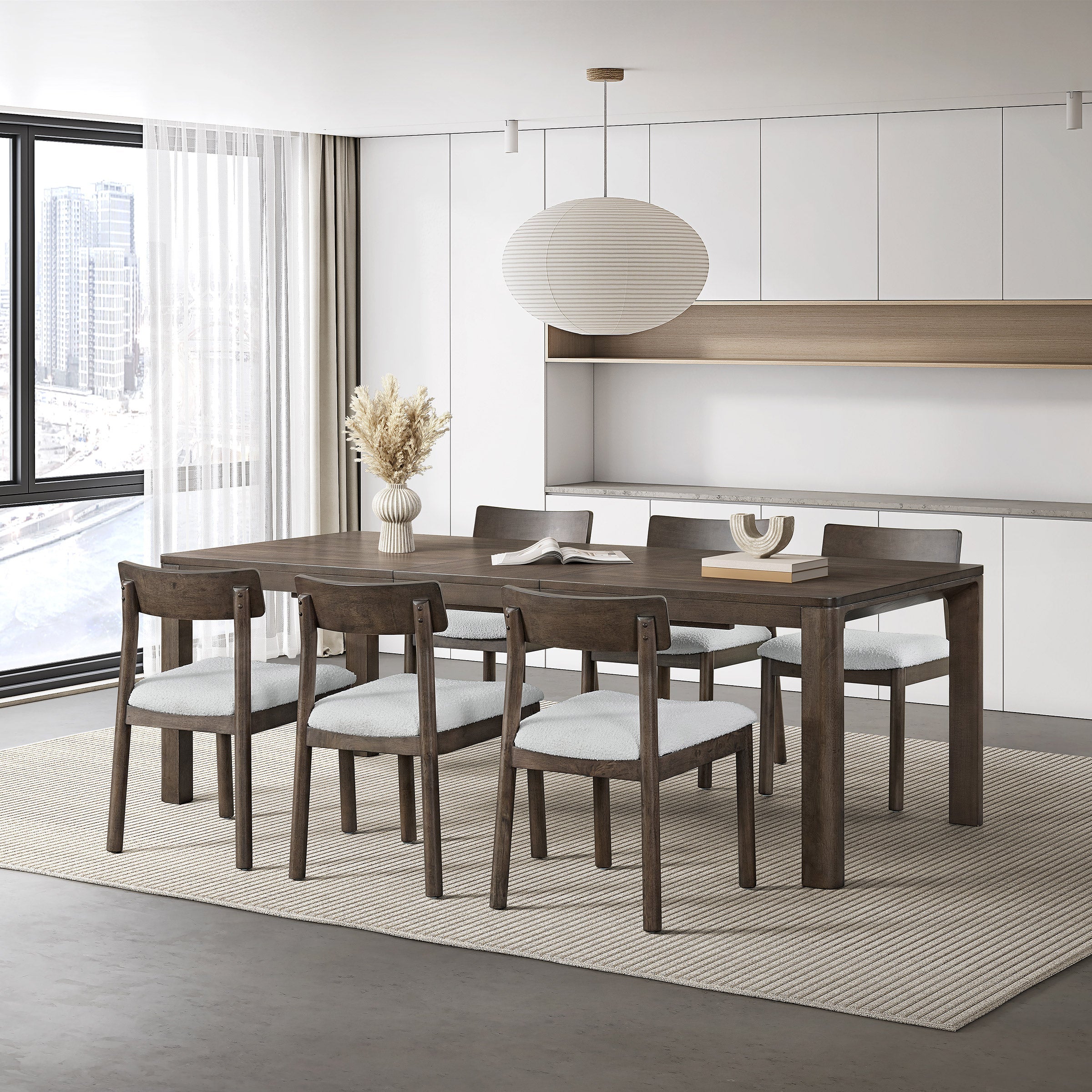 Flexsteel Utility 7-Piece Dining Table Set