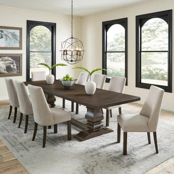 Erma Dining Table and 7 Chairs