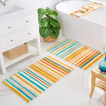 WelHome Printed Bath Rugs, 2 - pack - Stu's Home Improvement Outlet