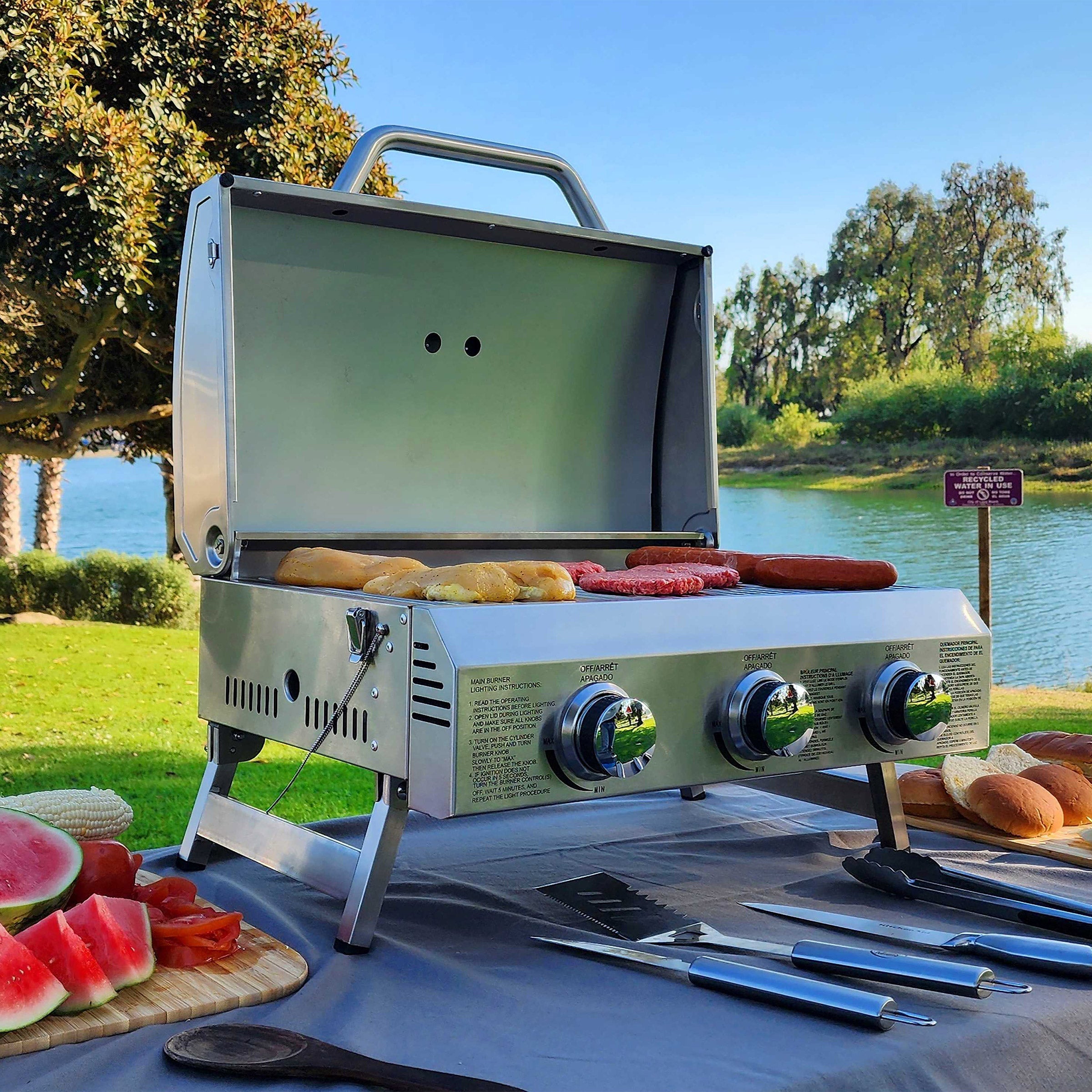 NXR 3-Burner Portable Gas Grill