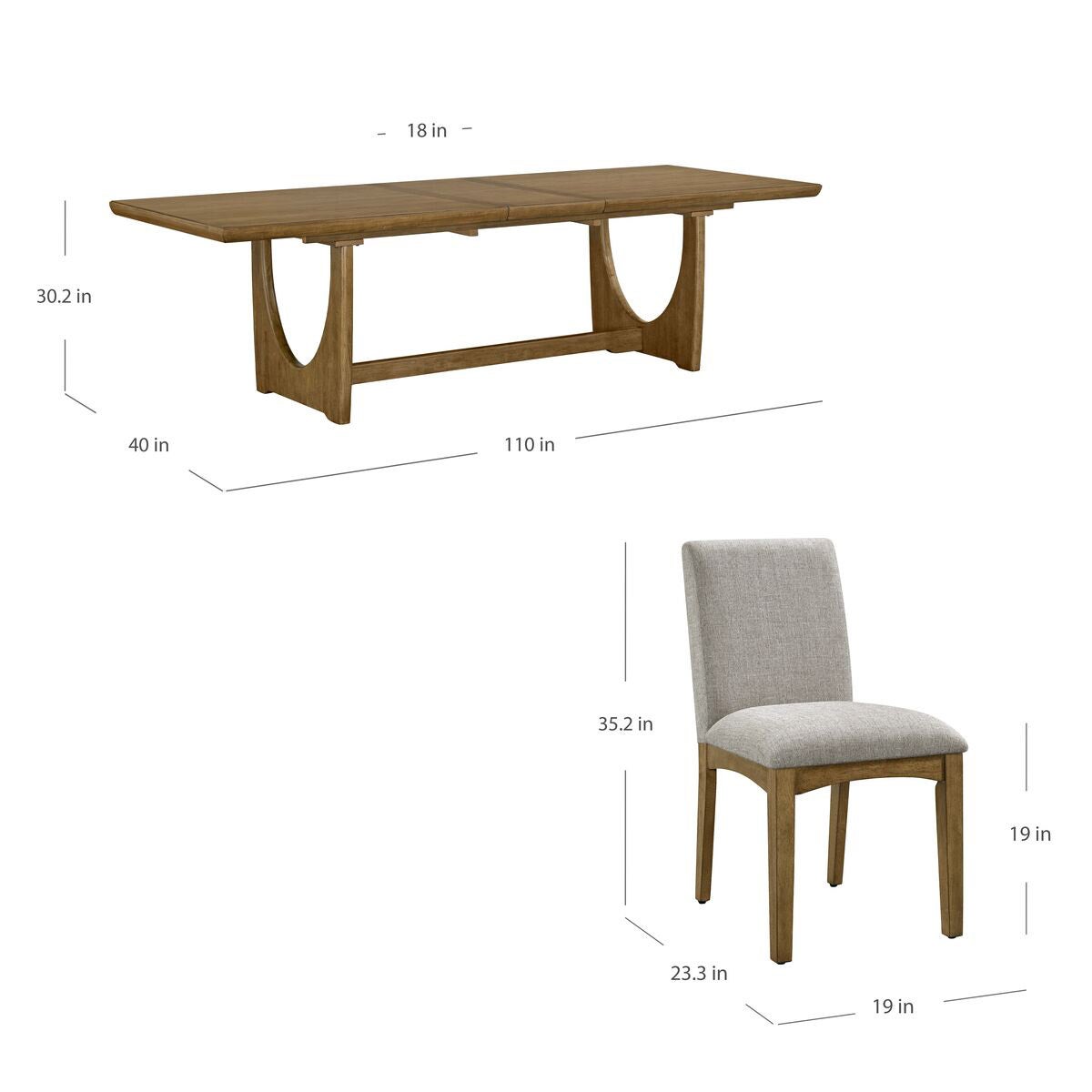 Thomasville Carmel Valley Dining Table and 8 Chairs