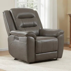 Mason Leather Power Recliner with Power Headrest - Stu's Home Improvement Outlet
