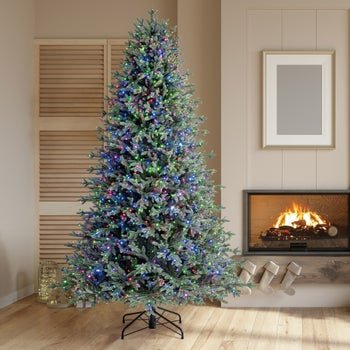 7.5' Pre - lit Radiant Micro LED with Twinkle Artificial Christmas Tree - Stu's Home Improvement Outlet