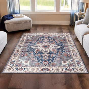 Wyatt & Ash Washable Area Rug, Aliyah 6'6