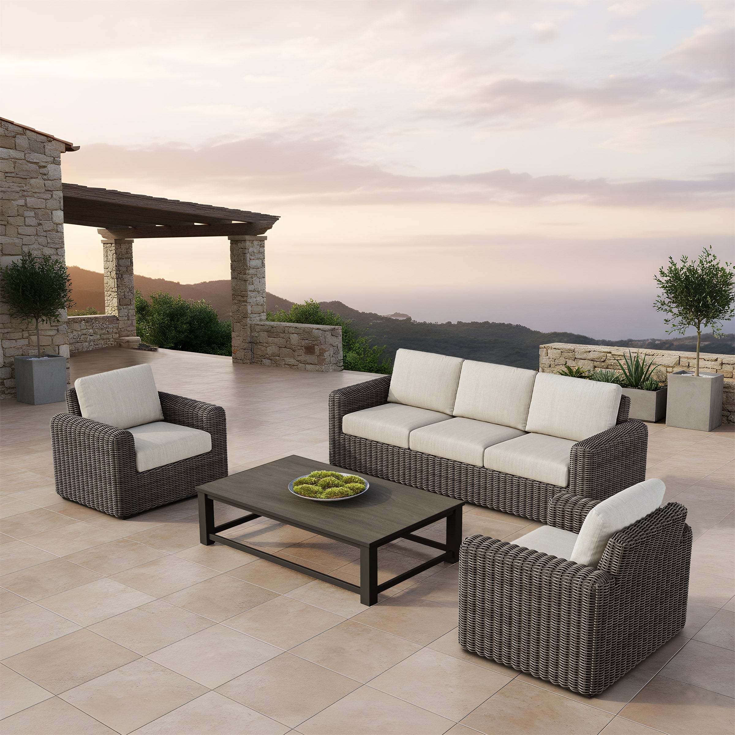 Veranda Classics Salina 4-piece Outdoor Patio Seating Set