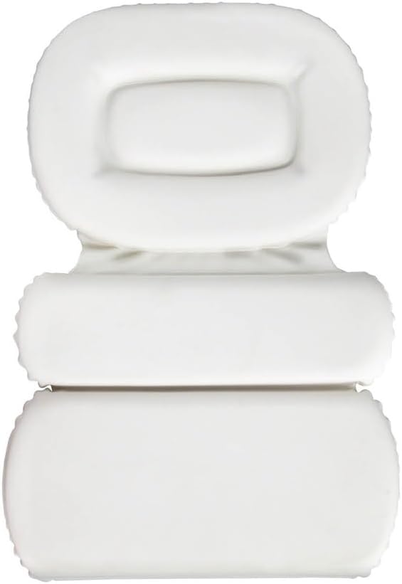 PU Tri-fold Sponge Bath Pillow Bathtub Pillow Bathroom Bath Headrest Suction Cup Bath Headrest Bathtub Pillow