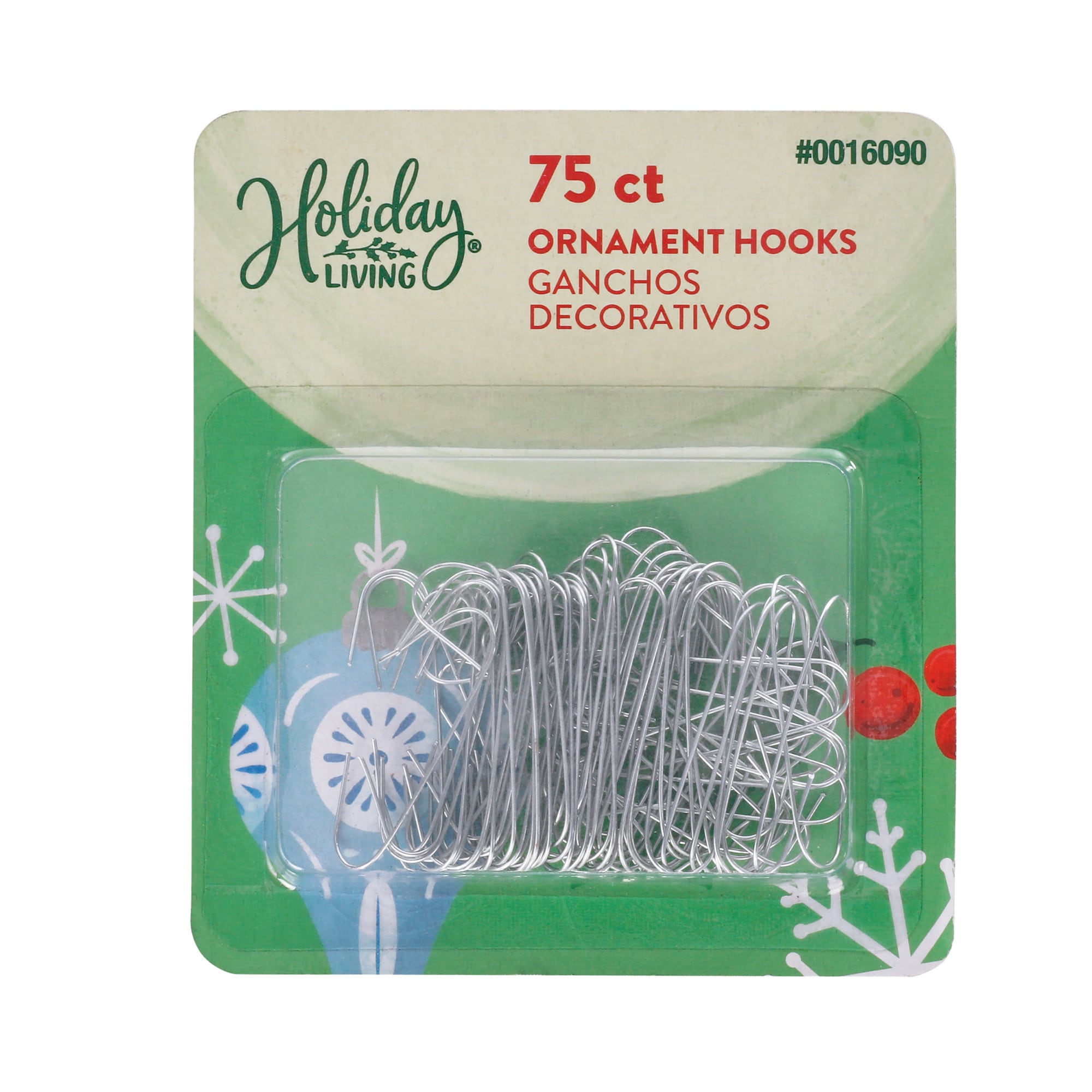 Holiday Living 75-Pack Plastic Ornament Hooks