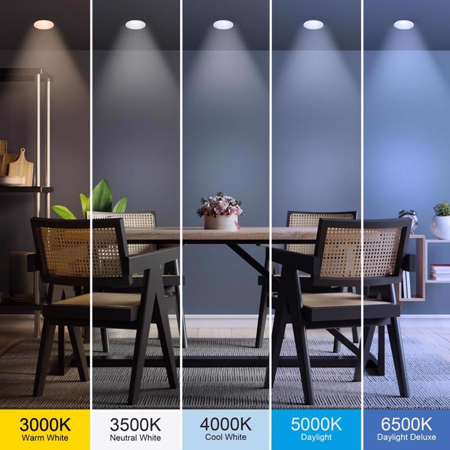 Feit EDGELIT Frost Warm White 7.5 in. W Aluminum LED Retrofit Recessed Lighting 10.5 W - Stu's Home Improvement Outlet