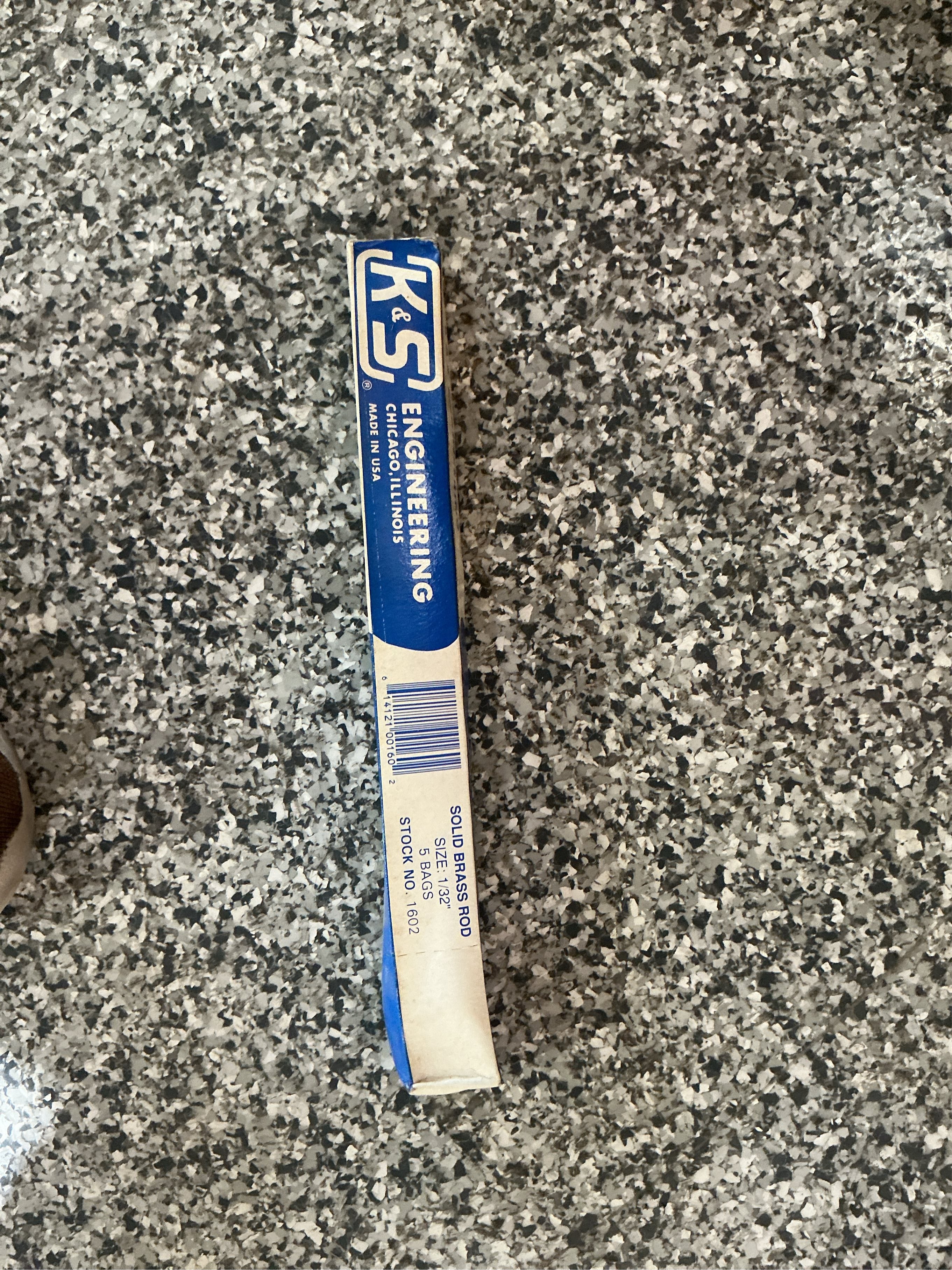 K&S 1/32 in. D X 12 in. L Brass Rod 5 pk