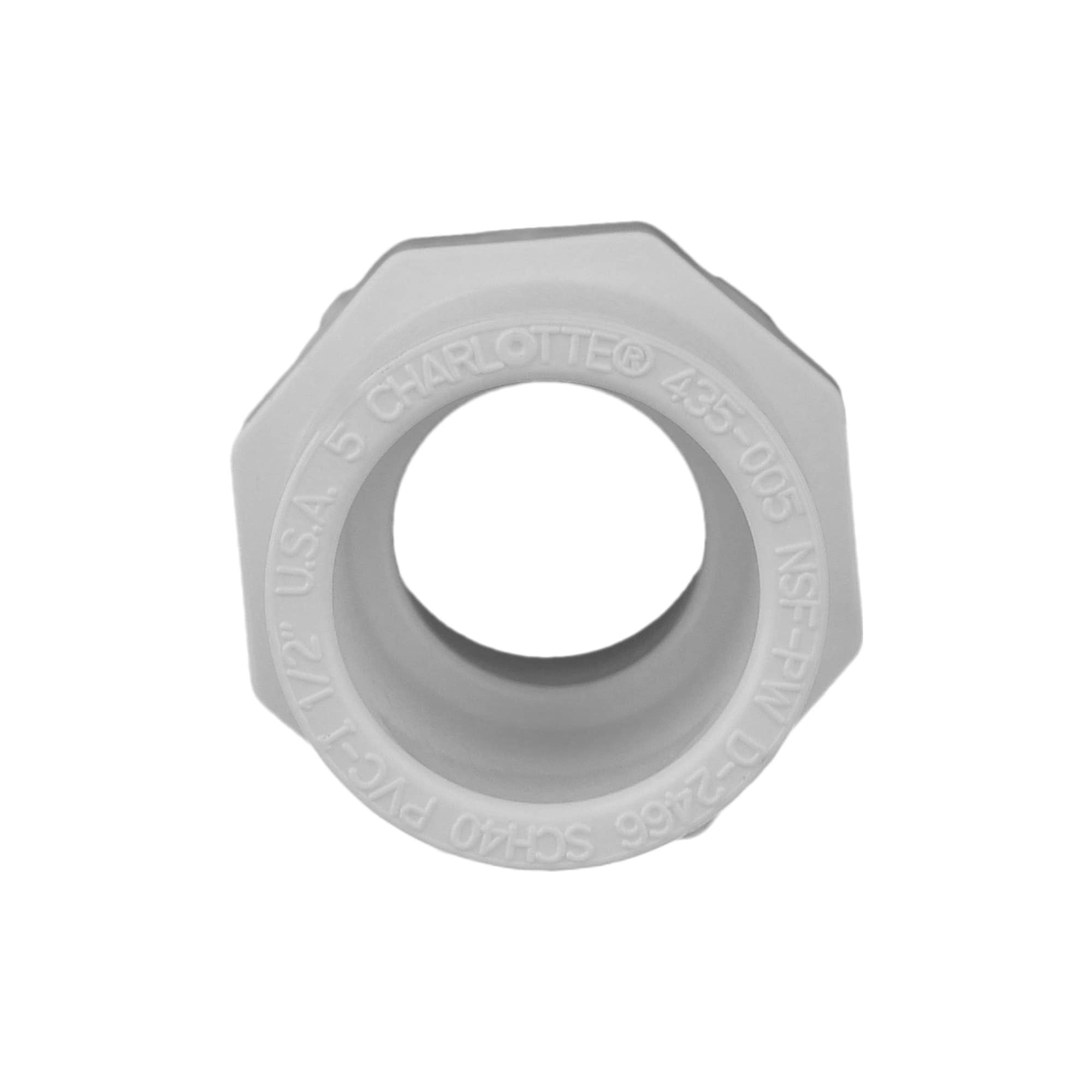 Charlotte Pipe 1 - 1/4 - in Schedule 40 PVC Socket x Female Adapter - White (NSF Safety Listed) - Stu's Home Improvement Outlet