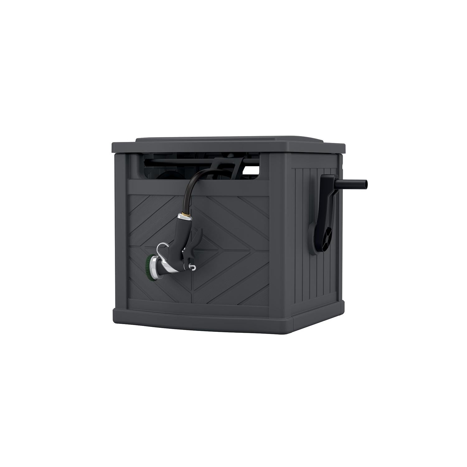 Suncast 150 ft. Gray Free Standing Hideaway Hose Reel - Stu's Home Improvement Outlet