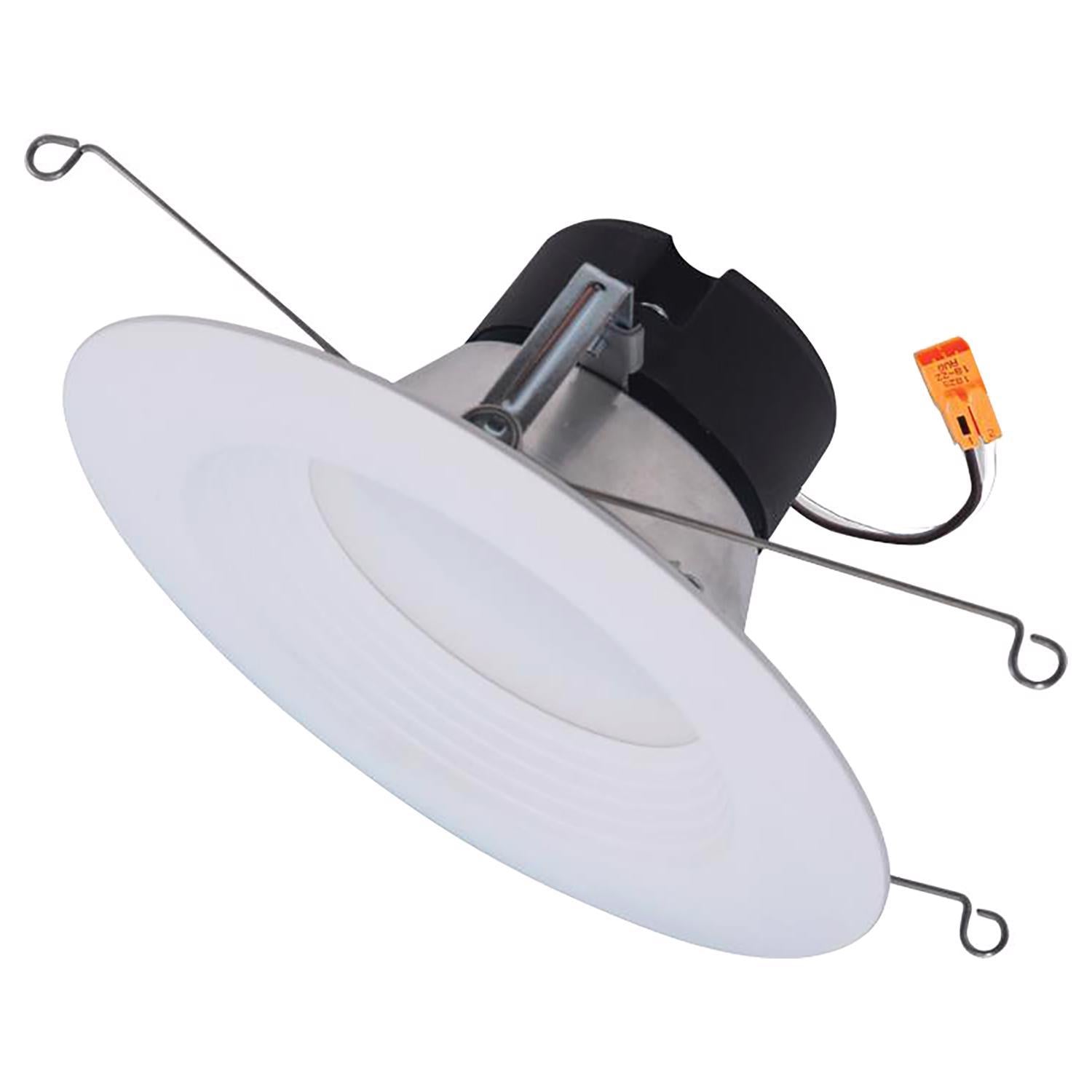 Halo Matte White 5 - 6 in. W Plastic LED Retrofit Recessed Lighting 6.97 W - Stu's Home Improvement Outlet