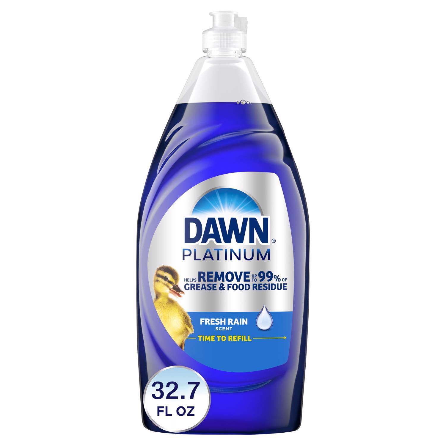 Dawn Platinum Refreshing Rain Scent Liquid Dish Soap 32.7 oz 1 pk - Stu's Home Improvement Outlet