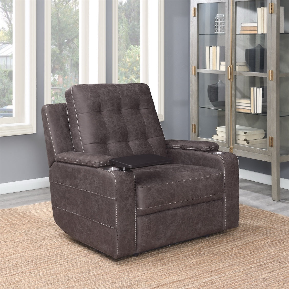 Tallula Power Glider Recliner with Power Headrest and Tray