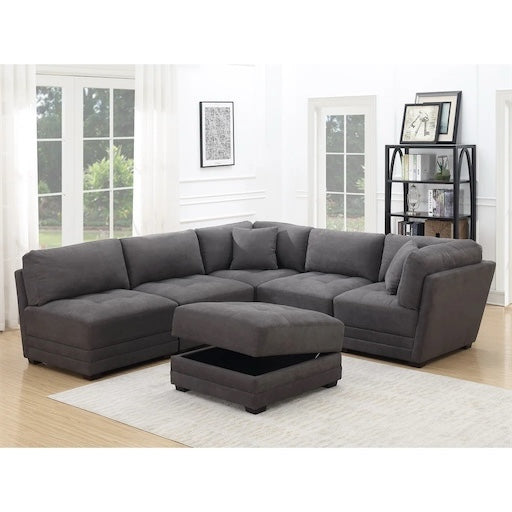 Norris 6-piece Fabric Modular Sectional
