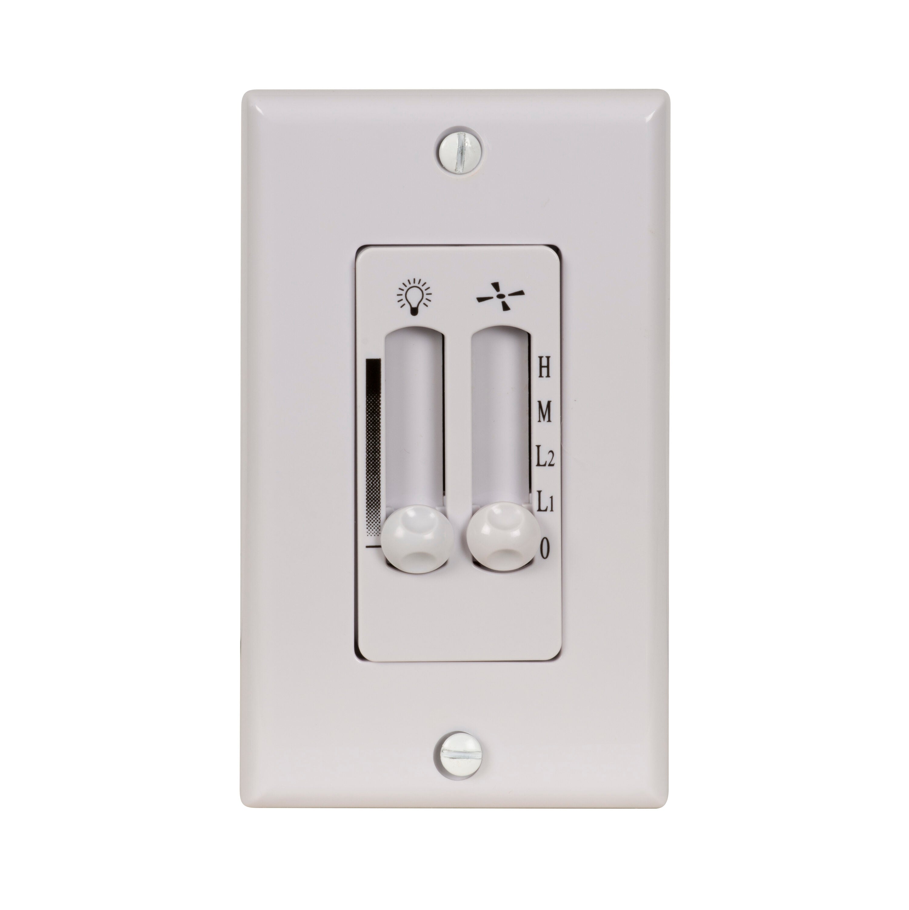 Harbor Breeze Universal 4.72-in 3-Speed White Plastic Indoor Ceiling Fan Remote