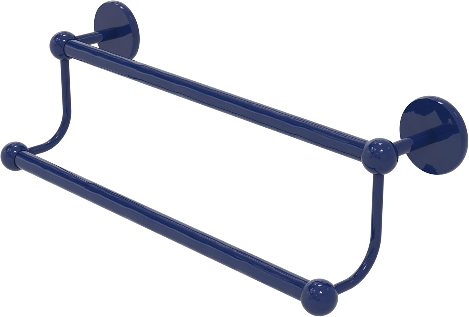 Allied Brass P1072/30-MBL Prestige Skyline Collection 30 Inch Double Towel Bar, Mediterranean Blue