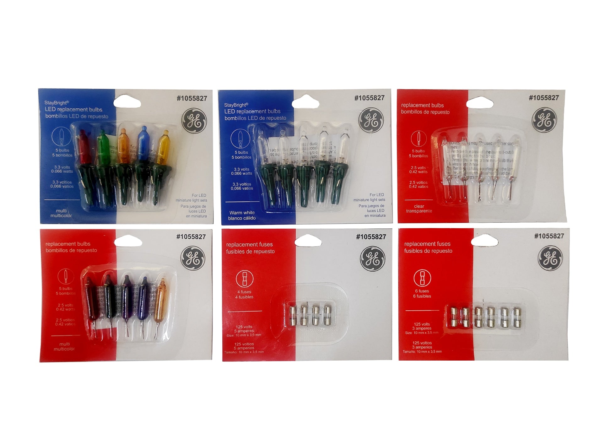 GE Assorted Mini Incandescent Replacement Light Bulbs and Fuses