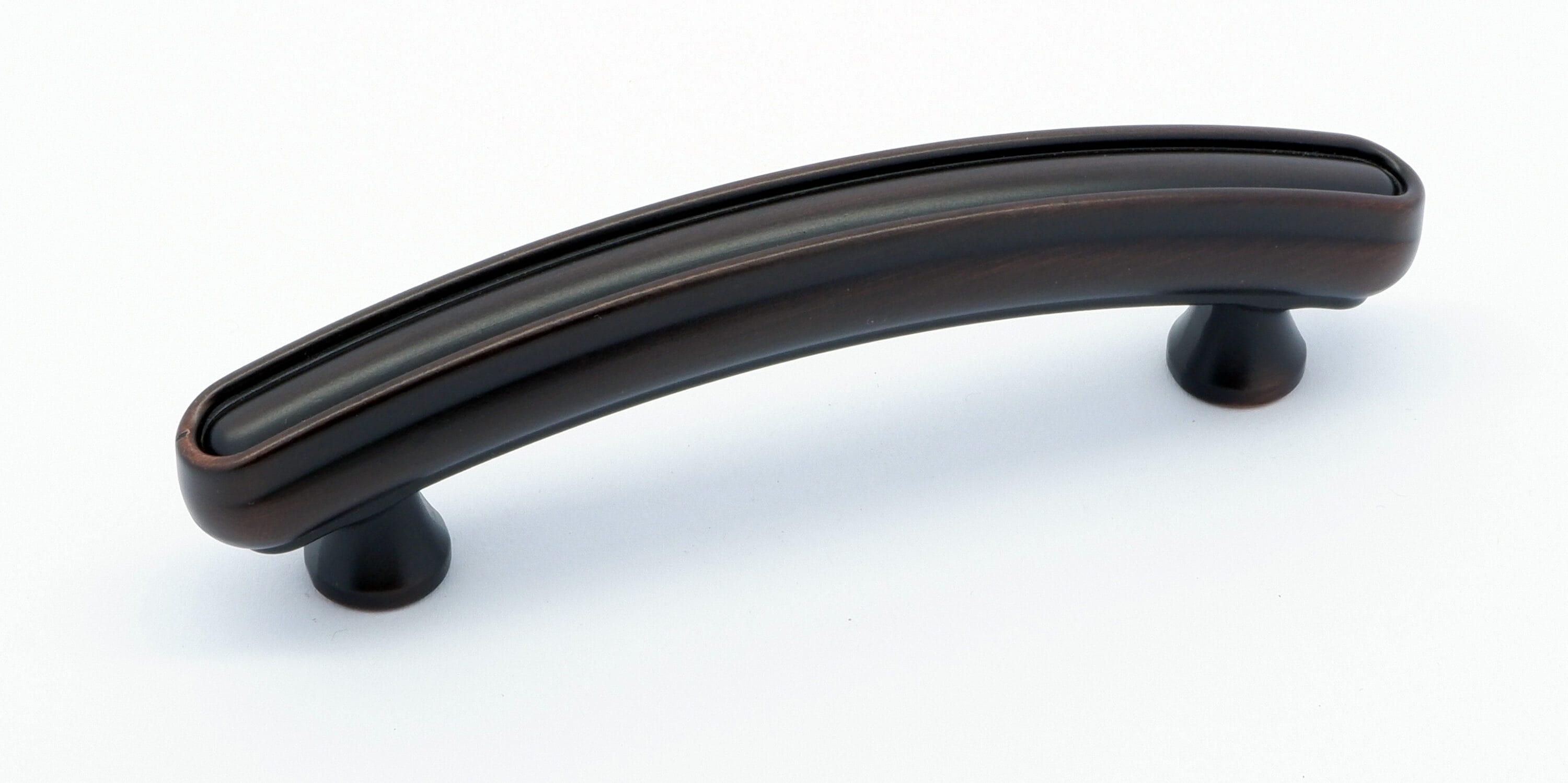 allen + roth Marny 3-in (76mm) Center to Center Aged Bronze Arch Handle Drawer Pull