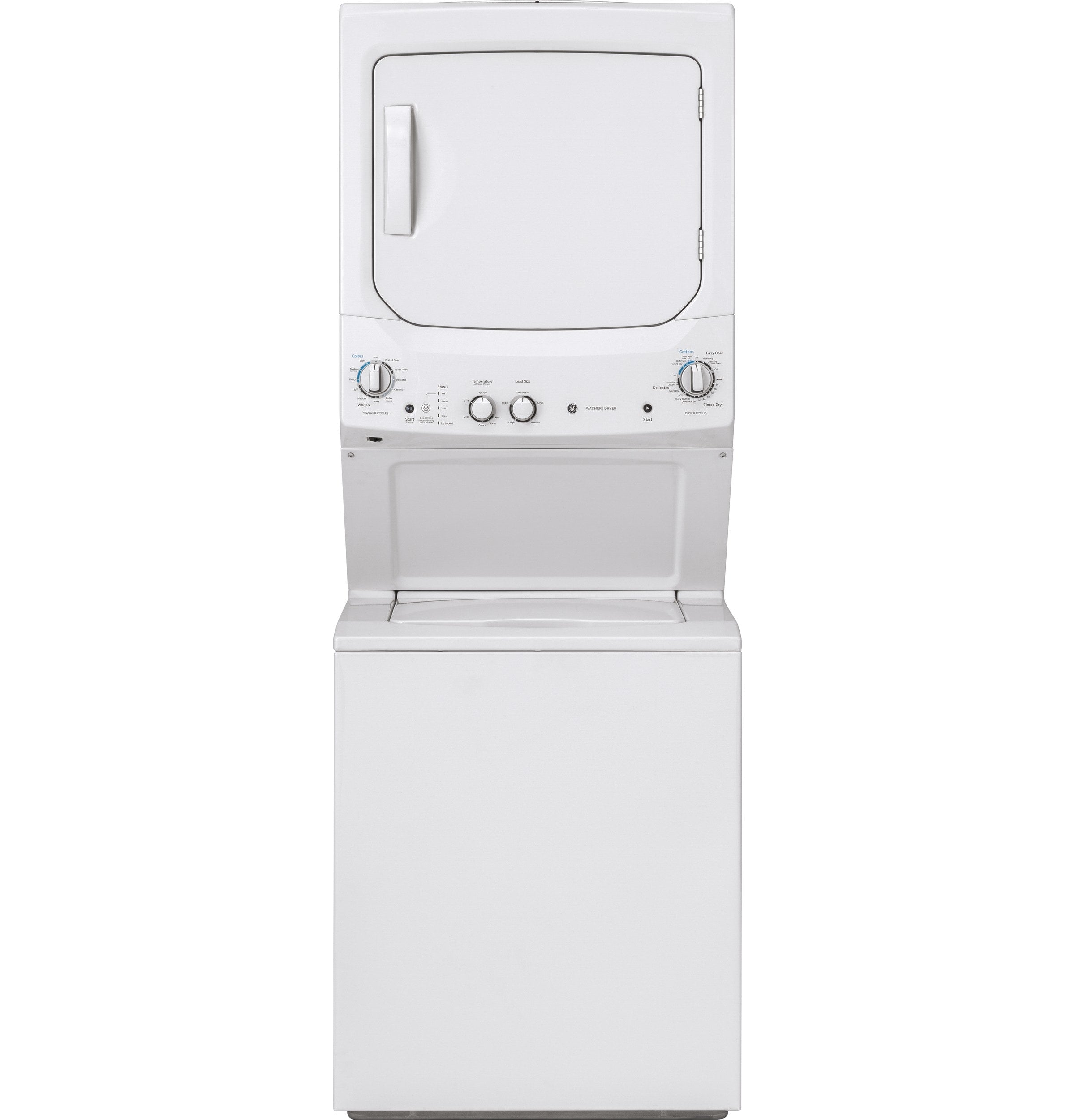 GE 3.8-cu ft Top Load Washer and Gas 5.9-cu ft Dryer
