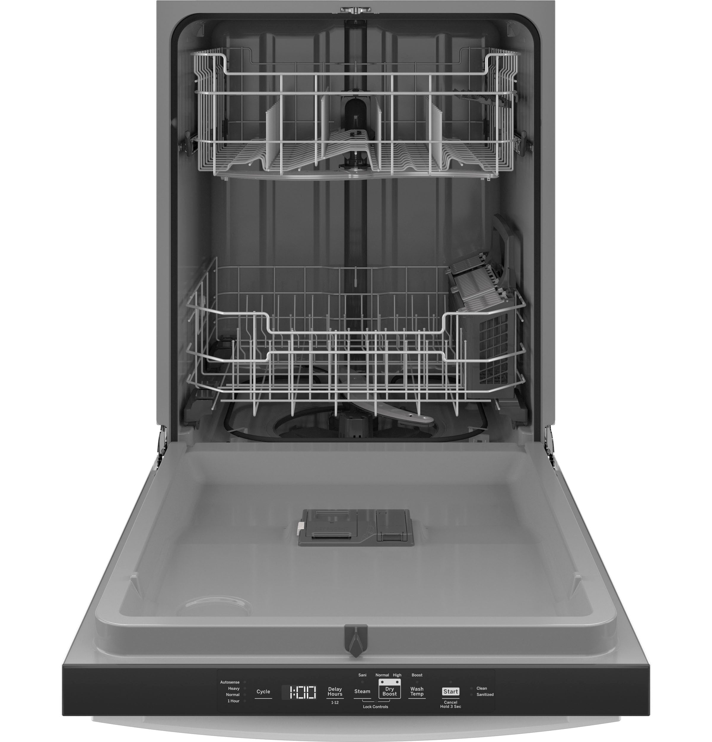 GE Dry Boost 24 inch Top Control Built-in Dishwasher ( White ) ENERGY STAR Certified 52-Decibels Standard Sound Level
