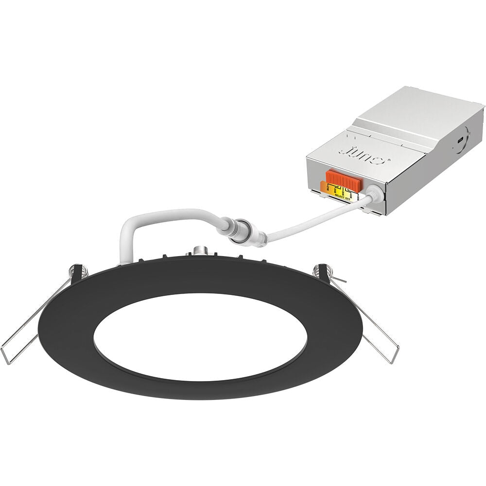 Juno Matte 6 - in 950 - Lumen Switchable Round Dimmable LED Canless Wet Rated Recessed Downlight - Stu's Home Improvement Outlet