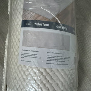 Off The Loom Runner Rug 2ft By 7ft Cream - Stu's Home Improvement Outlet