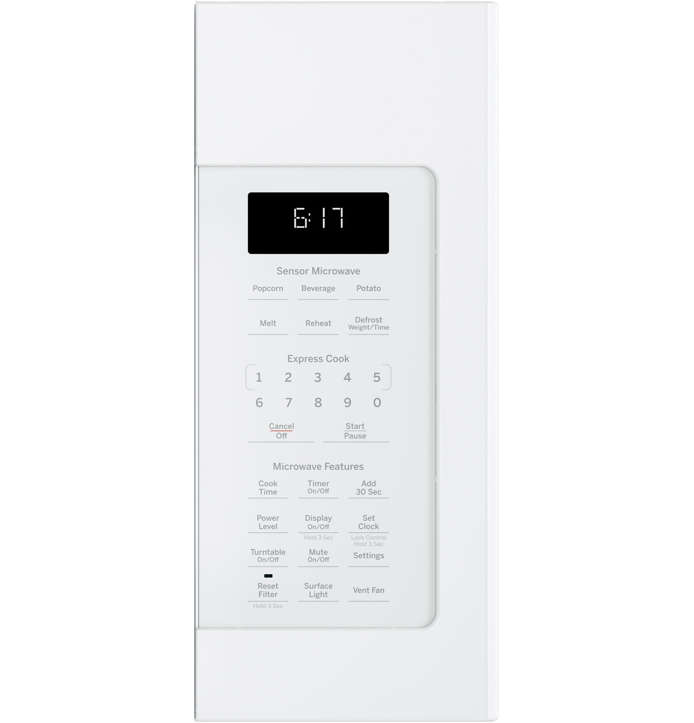 GE 1.7-cu ft Over-the-Range Microwave with Sensor Cooking ( White )