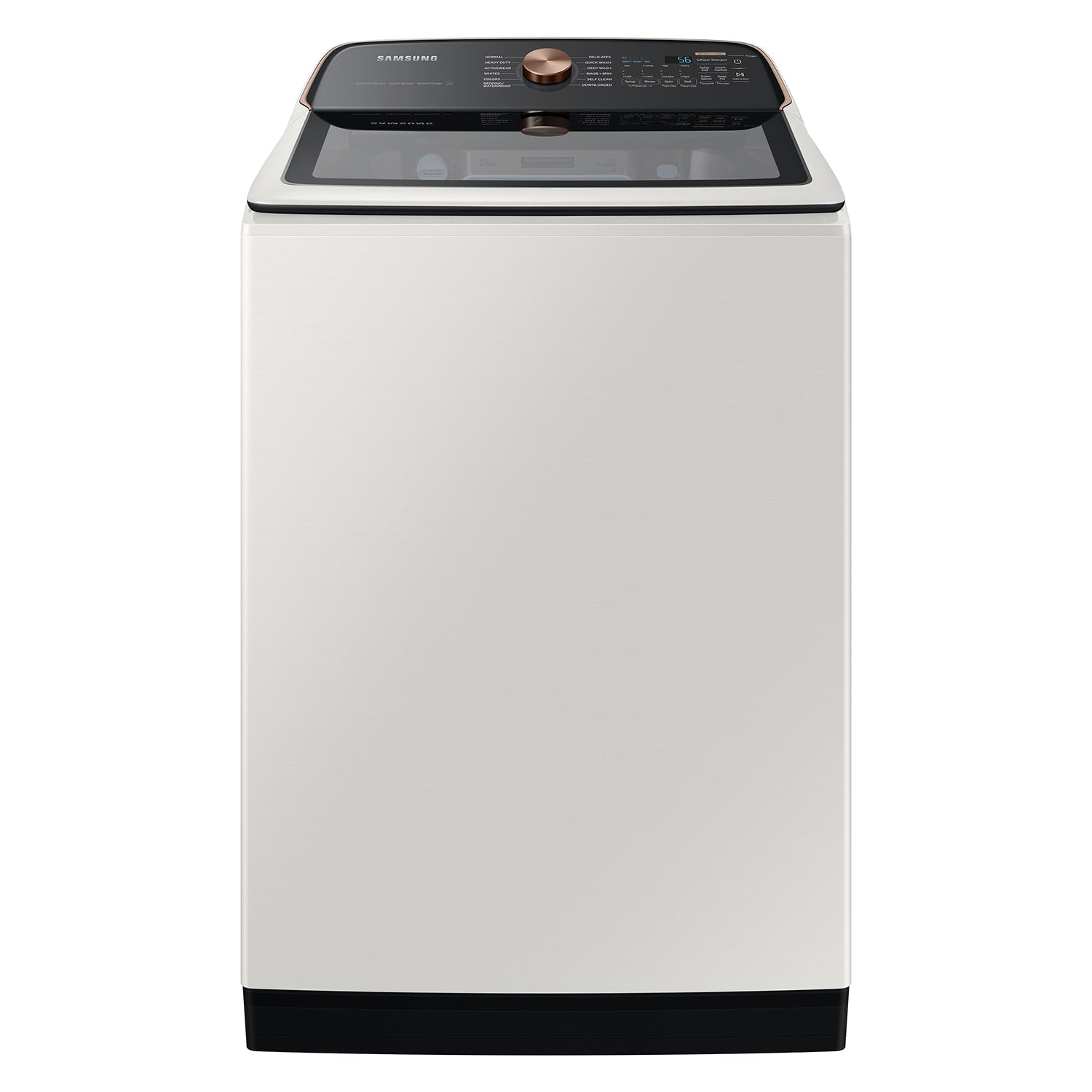Samsung 5.5-cu ft High Efficiency Impeller Smart Top-Load Washer (Ivory) ENERGY STAR