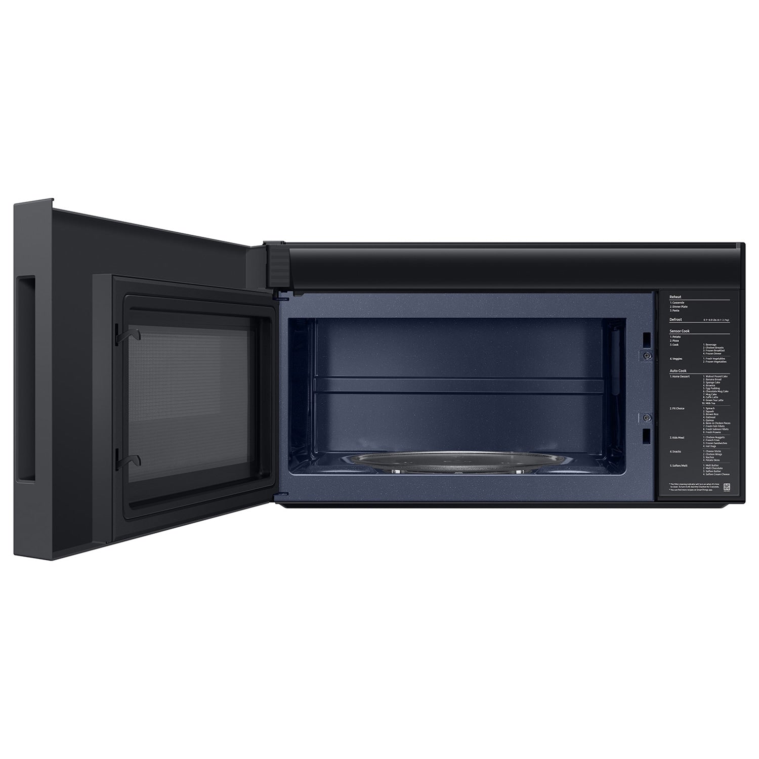 Samsung Bespoke 2.1 - cu ft 1000 - Watt 29.87 - in Over - the - Range Microwave with Sensor Cooking (White Glass) (ME21DB650012) - Stu's Home Improvement Outlet
