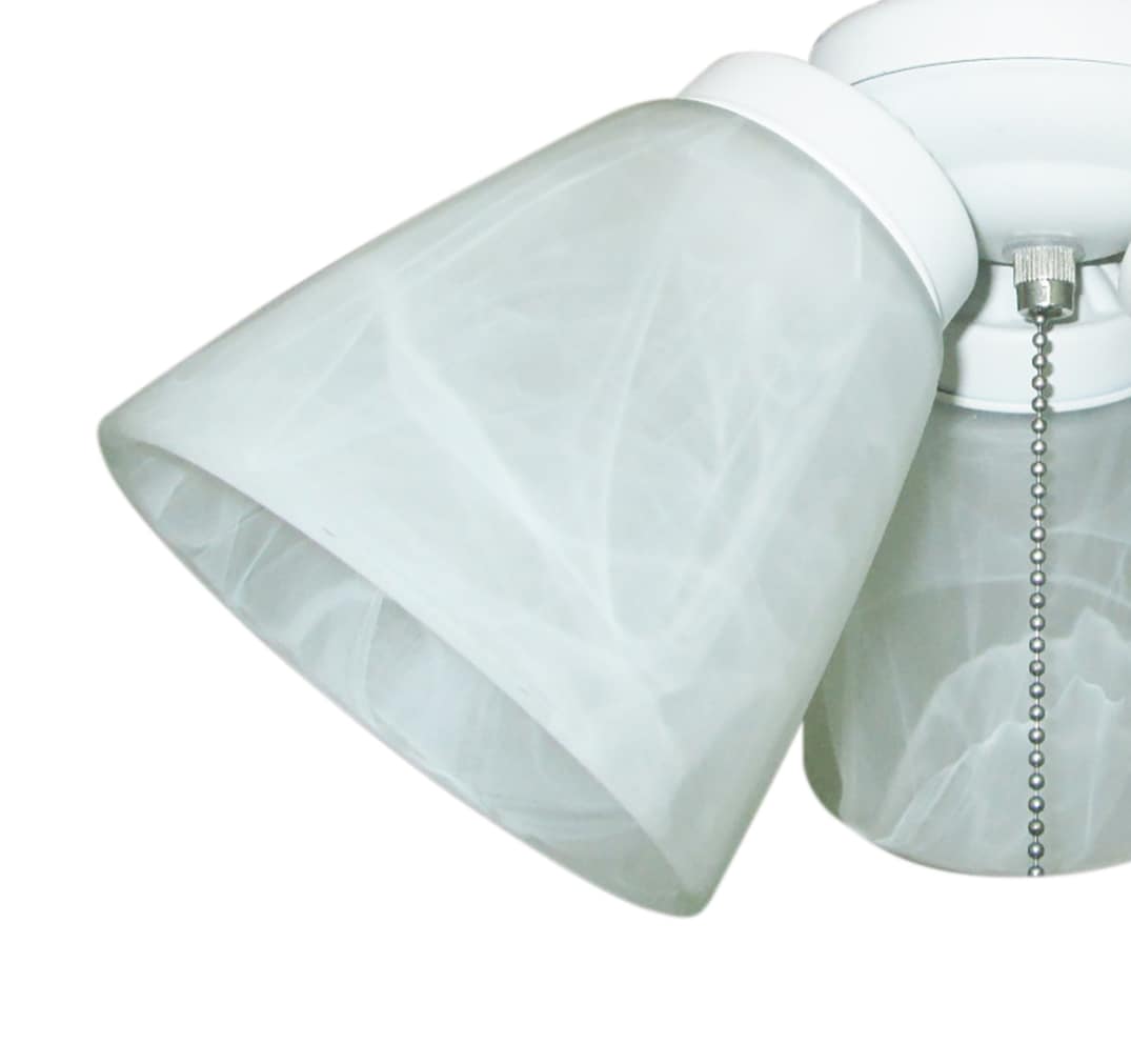 Harbor Breeze 11-in 3-Light White LED Ceiling Fan Light Kit