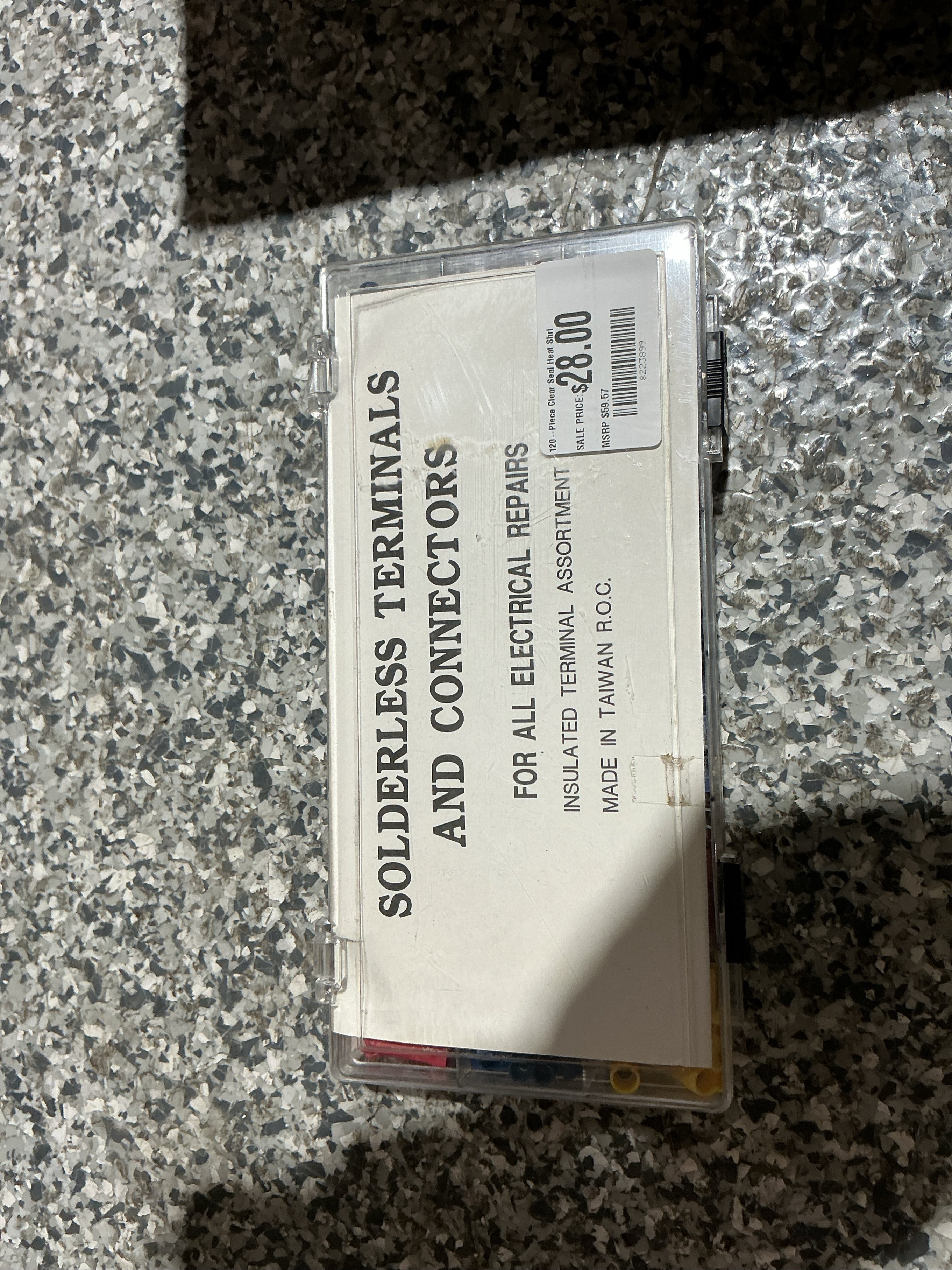 120-Piece Clear Seal Heat Shrink Terminal Kit