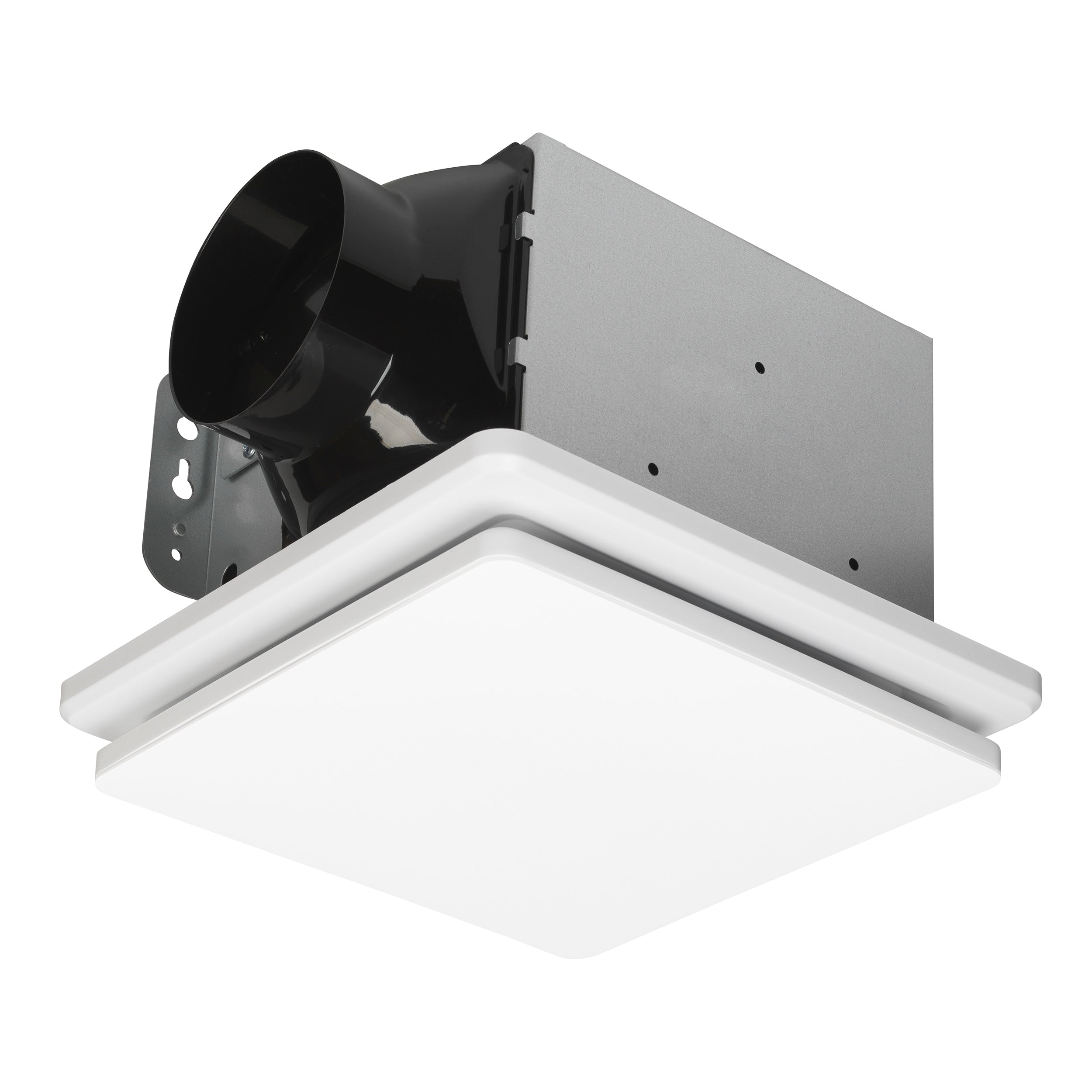 Utilitech 1.0-Sone 80-CFM White Decorative Lighted Bathroom fan