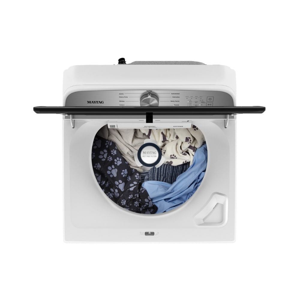 Maytag Deep Fill Pet Pro High Efficiency Agitator Large Top-Load Washer ( White )