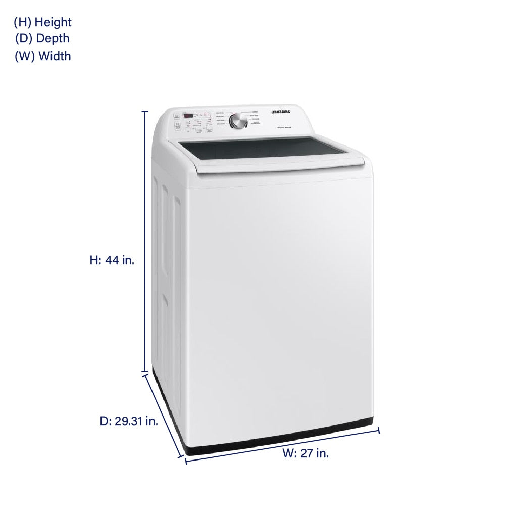 Samsung Deep Water Wash High Efficiency Agitator Medium Top-Load Washer ( White )