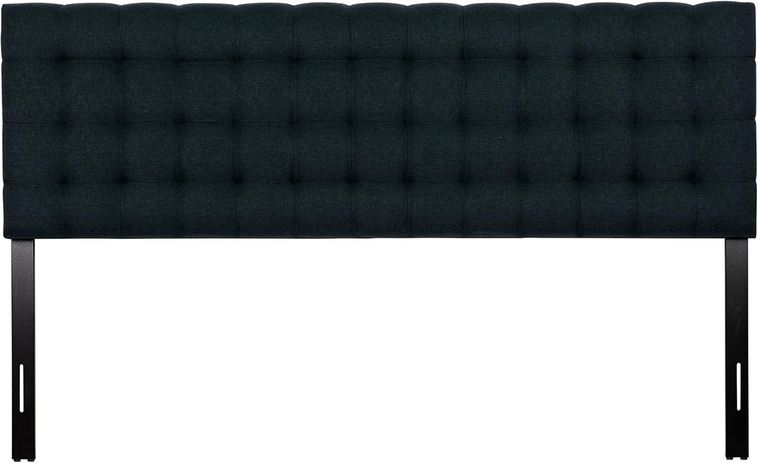 CorLiving Valencia Dark Blue Fabric Upholstered Headboard - Queen