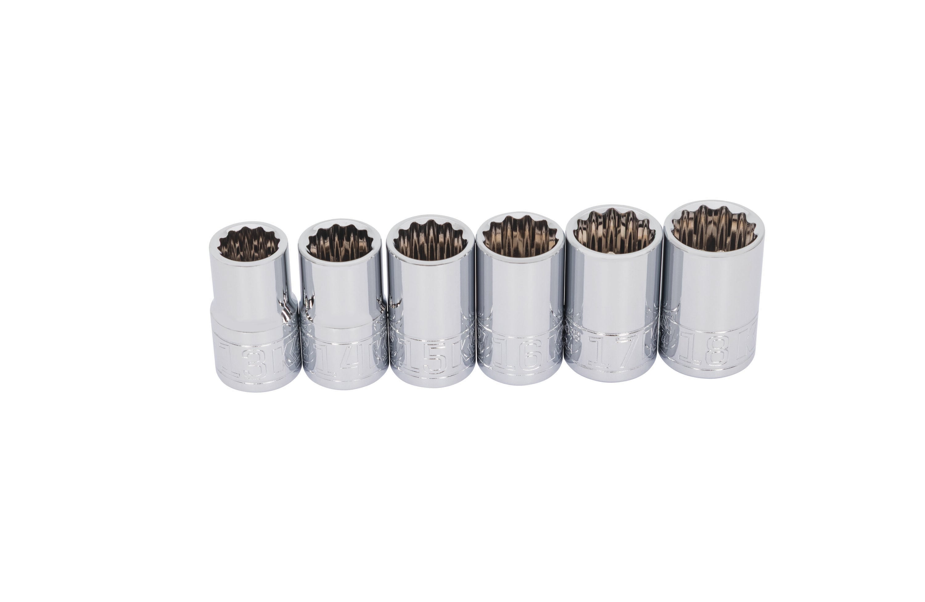 Kobalt 1/2-in Drive Metric Shallow Socket Set 6 -Pieces