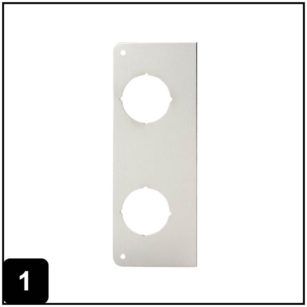 RELIABILT 3-5/16-in Brushed Swing guards