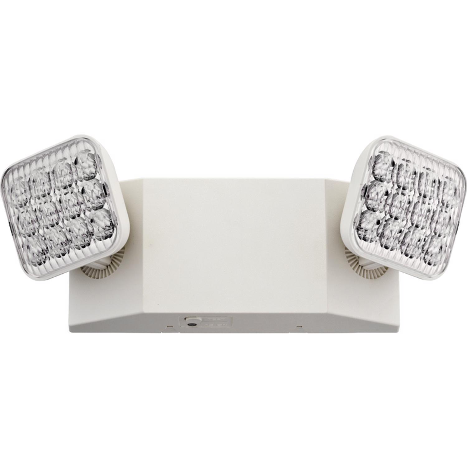Lithonia Lighting Switch Hardwired LED Off White Emergency Light - Stu's Home Improvement Outlet