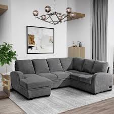 Coddle Aria Fabric Sleeper Sectional - Stu's Home Improvement Outlet