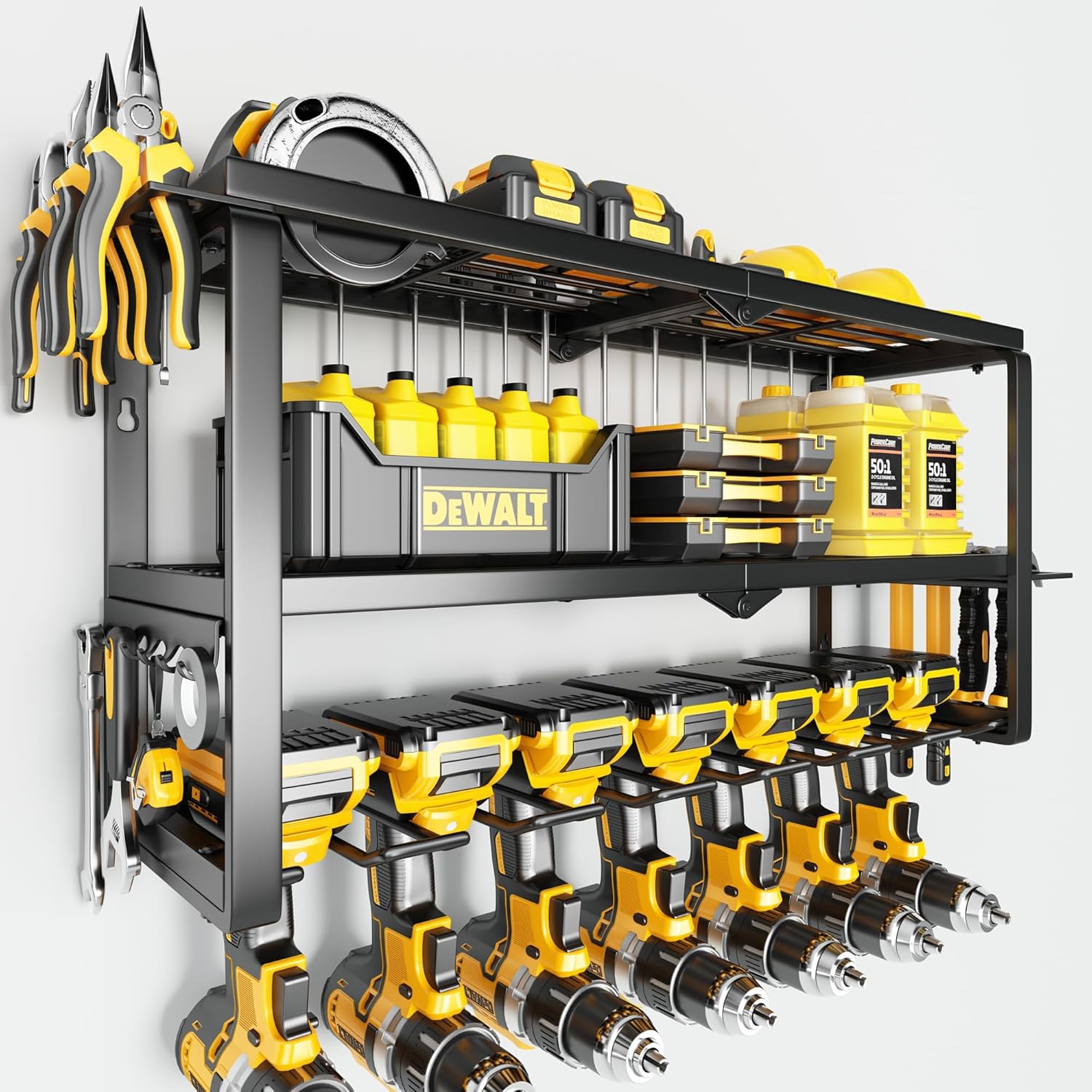 Power Tool Organizer Wall Mount – 150Lbs Load