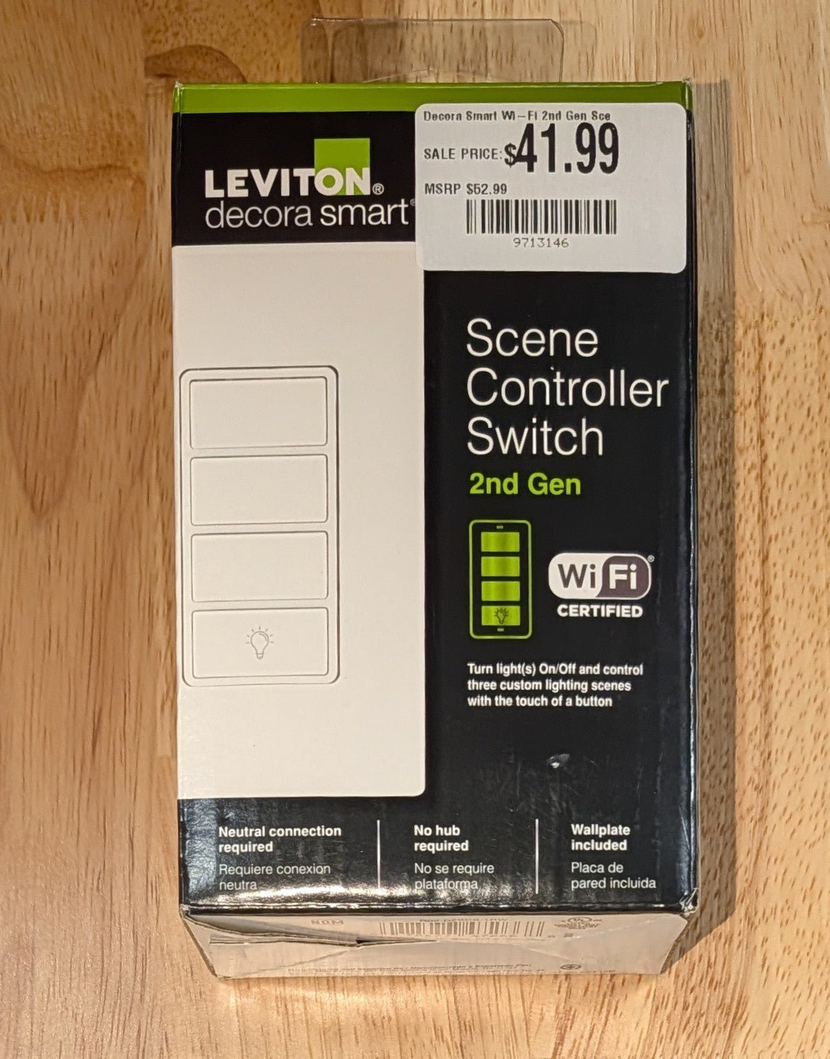 Decora Smart Wi - Fi 2nd Gen Scene Controller Switch - Stu's Home Improvement Outlet