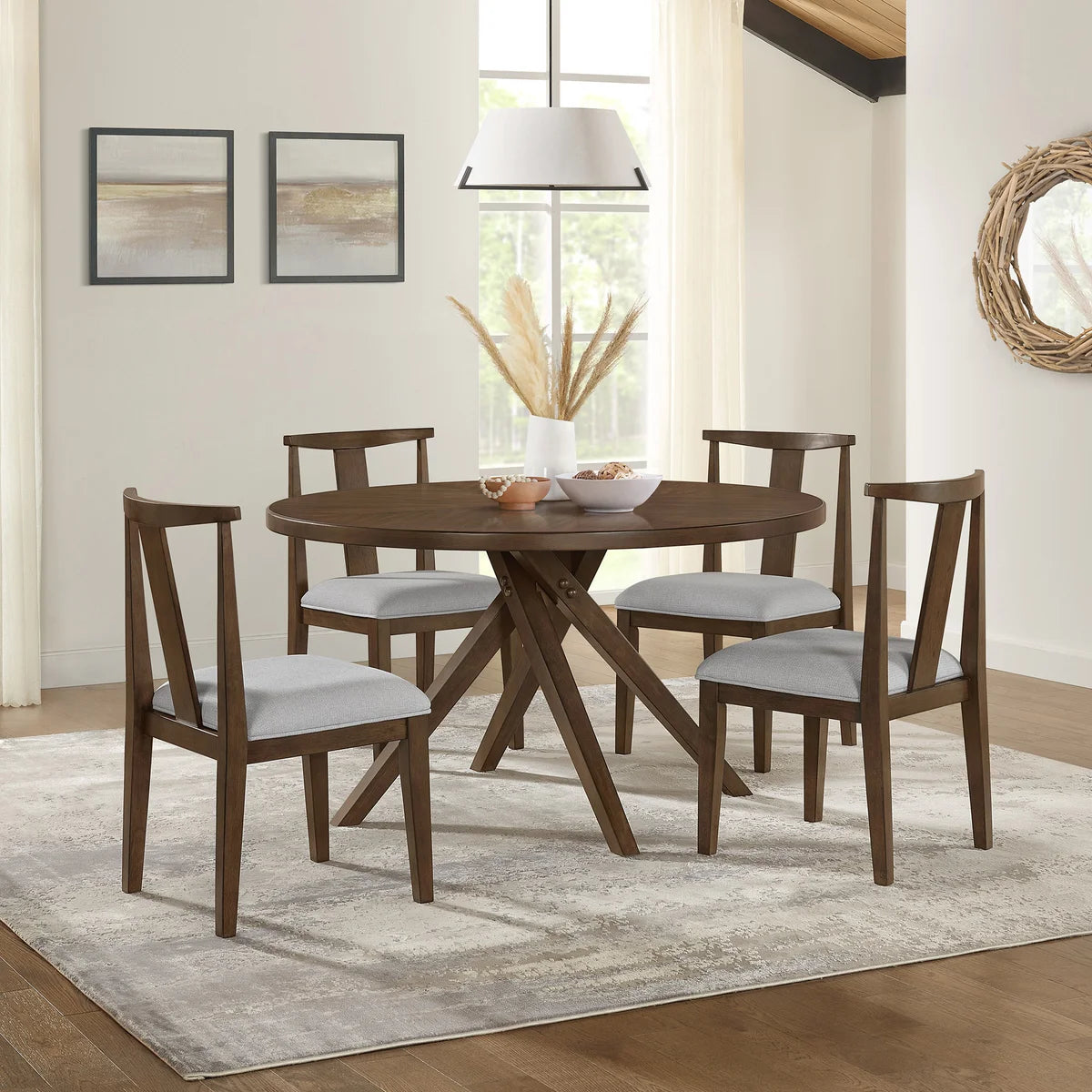 Birkdale 5-Piece Dining Table Set – Foremost Home