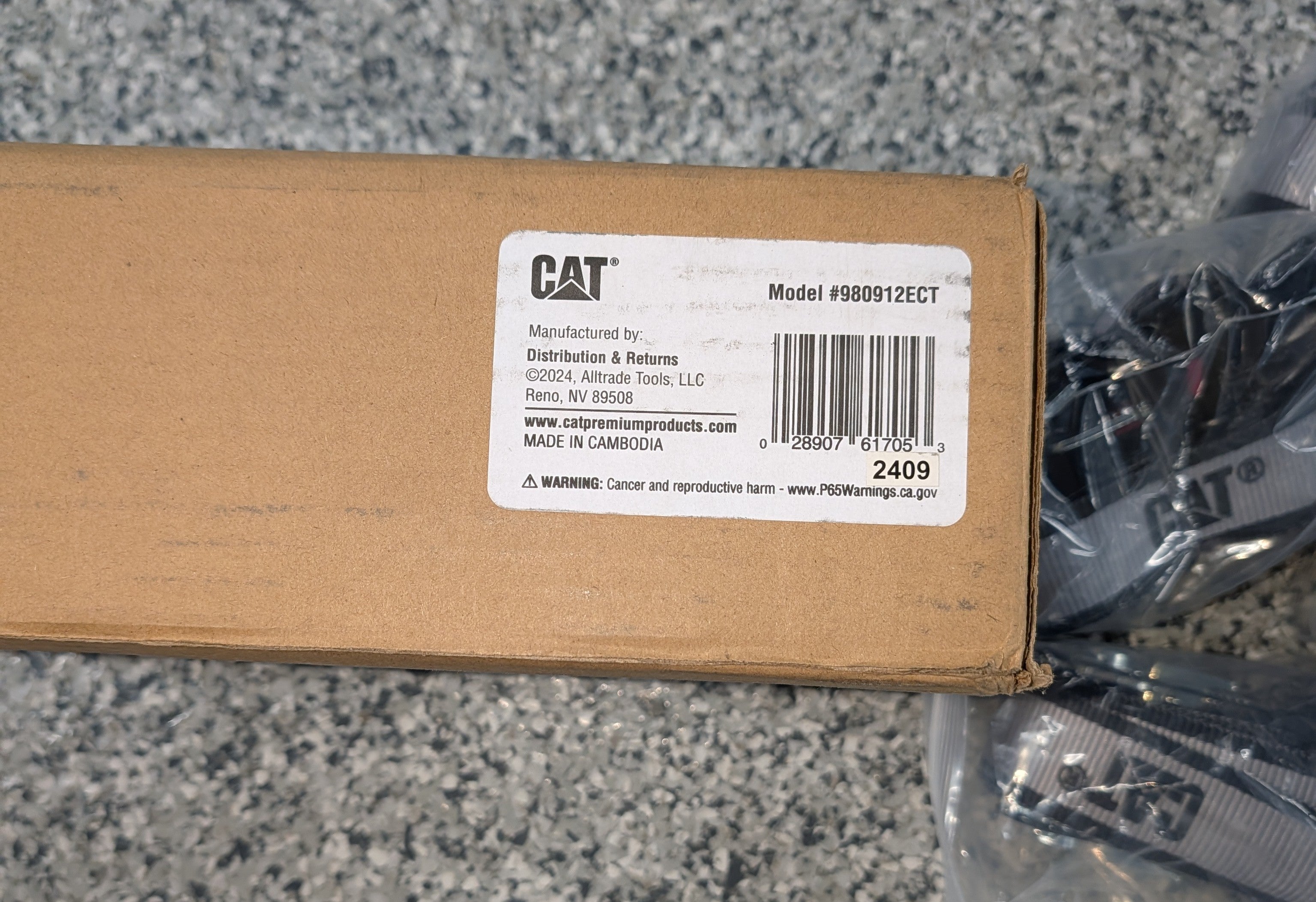 CAT Ratchet Tie Down Set, 4-piece