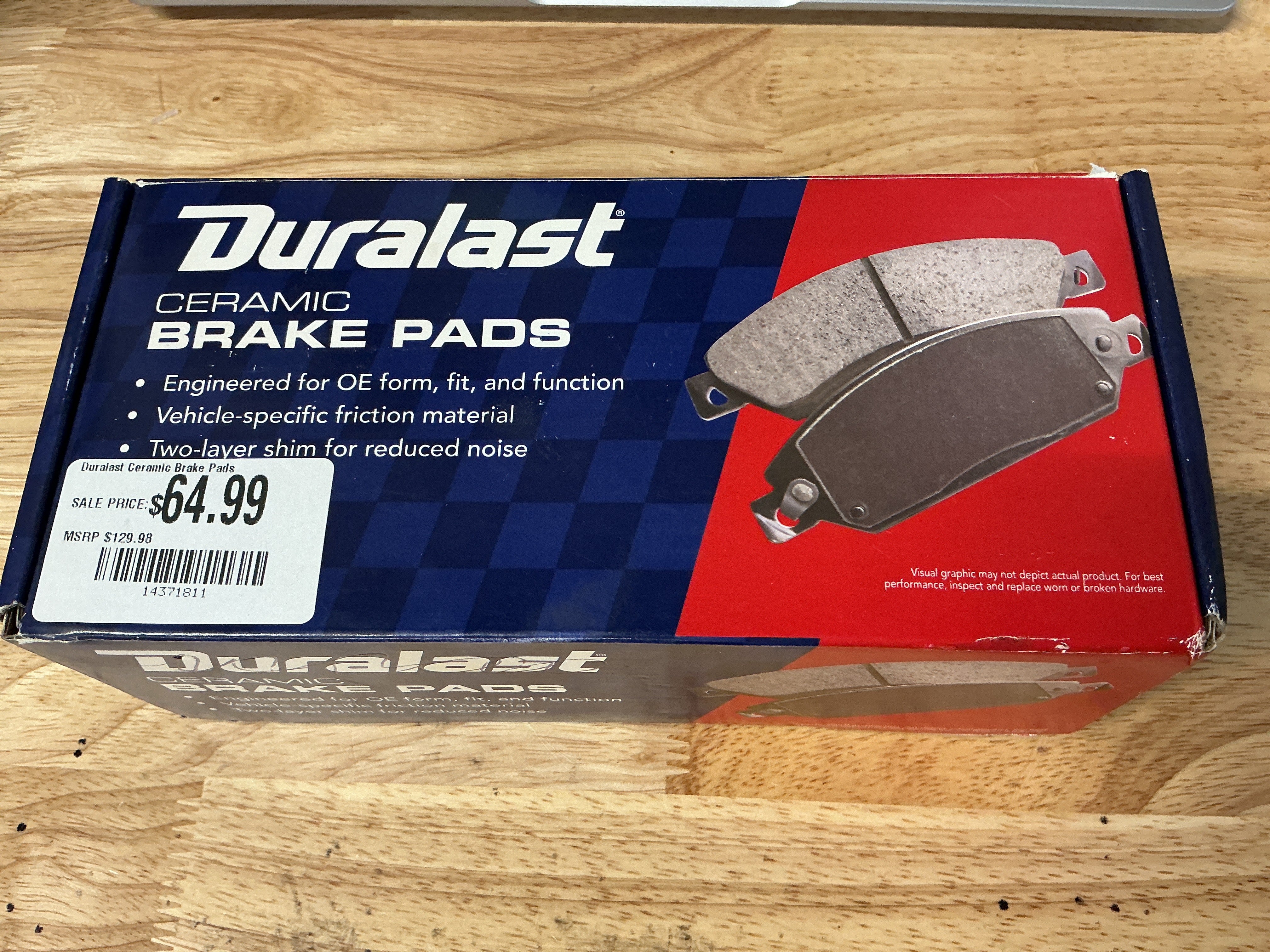 Duralast Ceramic Brake Pads