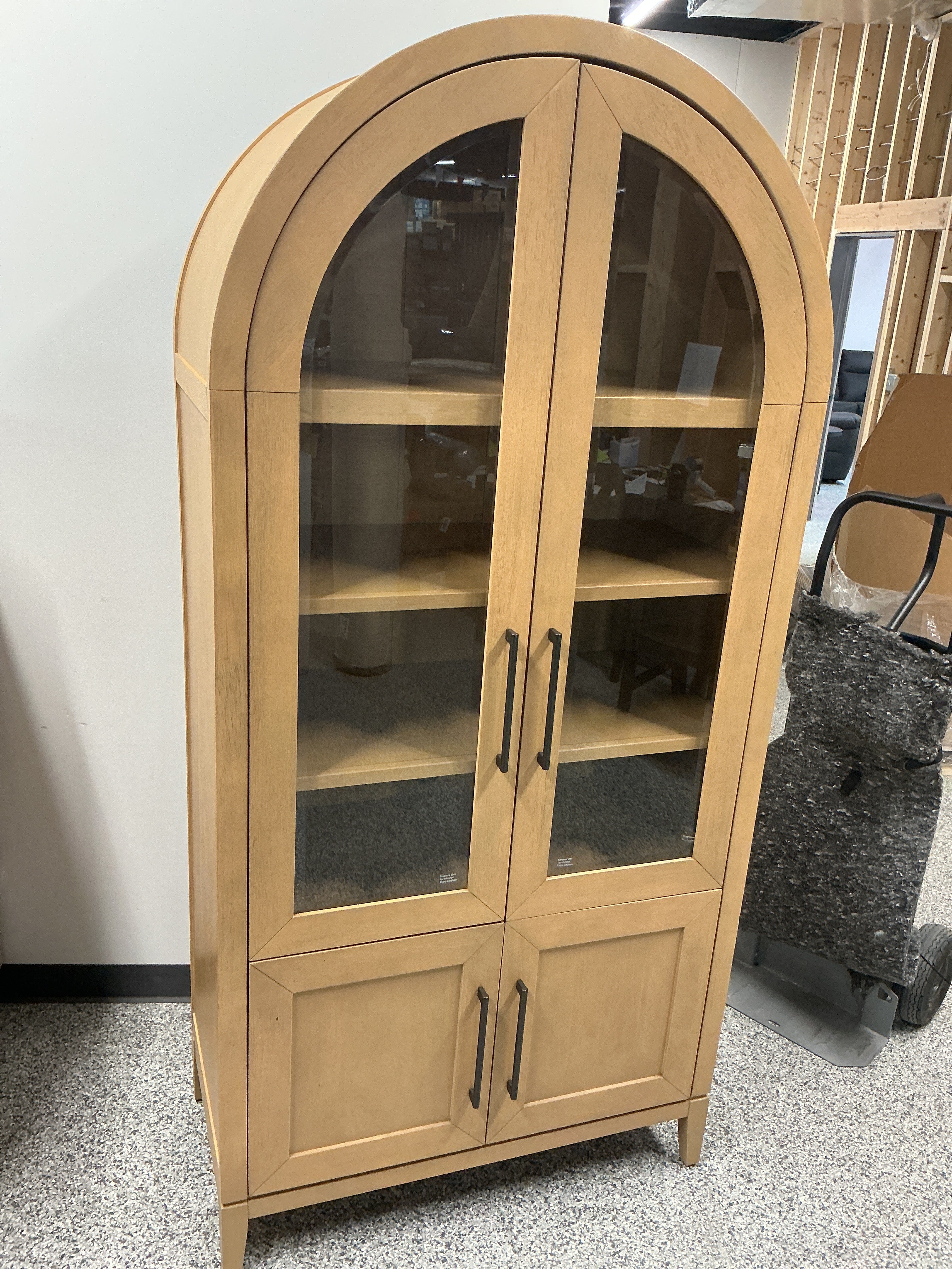 80" Wooden Bookcase