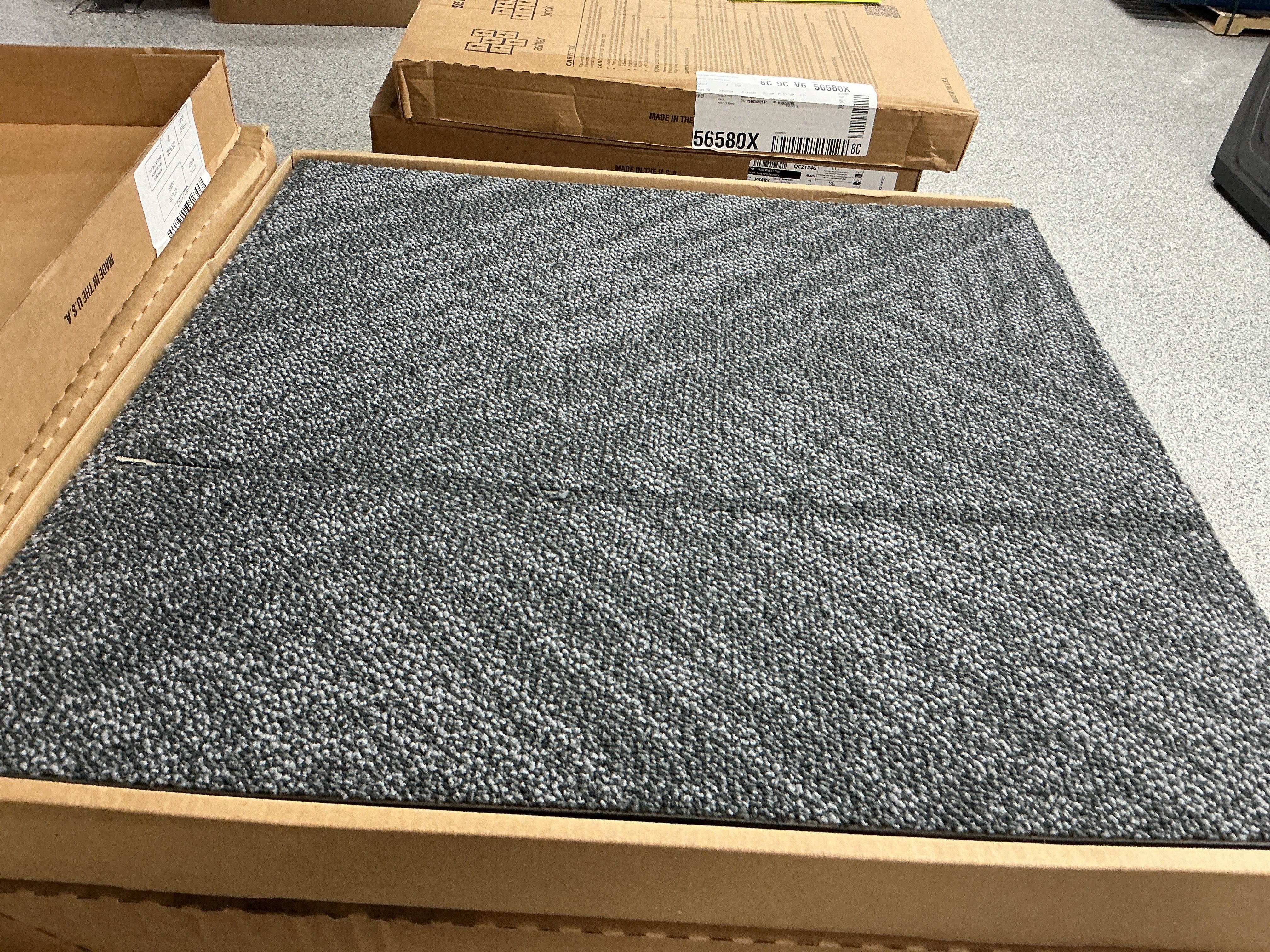 Carpet Tiles 24" x 24" 48 sq ft/box Riverrock